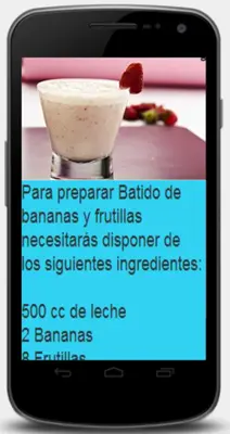 Licuados android App screenshot 1