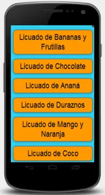 Licuados android App screenshot 2